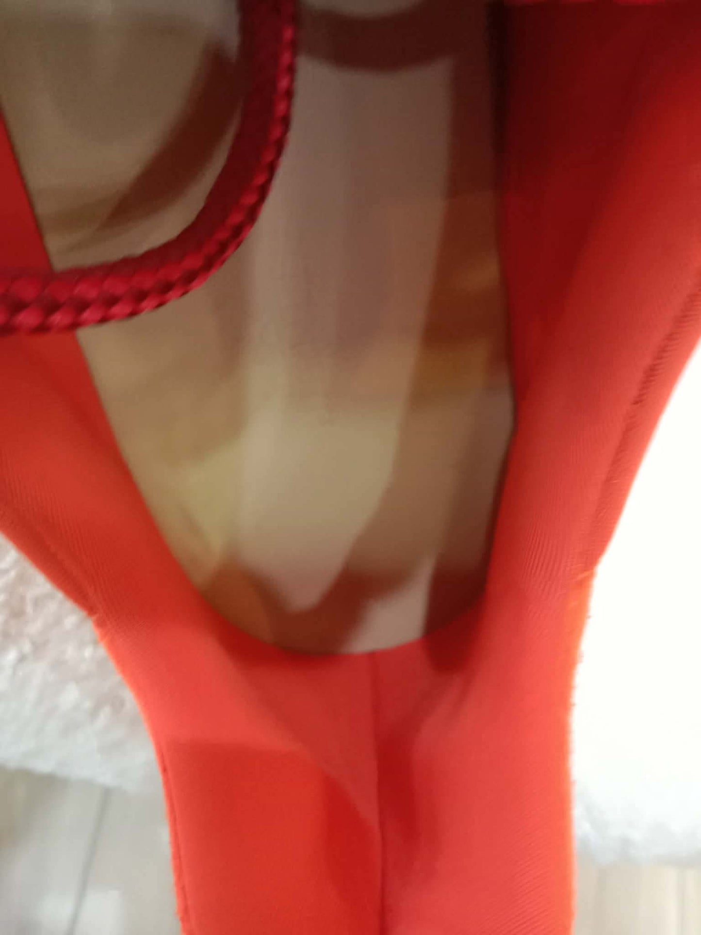 Hermes Miles Neoprene/Suede Sneakers Red Size 38