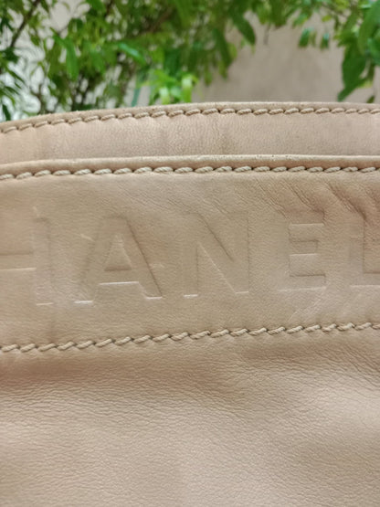 Chanel LAX Accordion Beige Lambskin Series 8