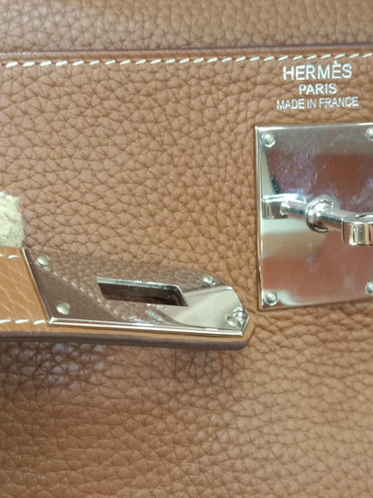 Hermes JPG 42 Gold Clemence Stamp N Square 2010