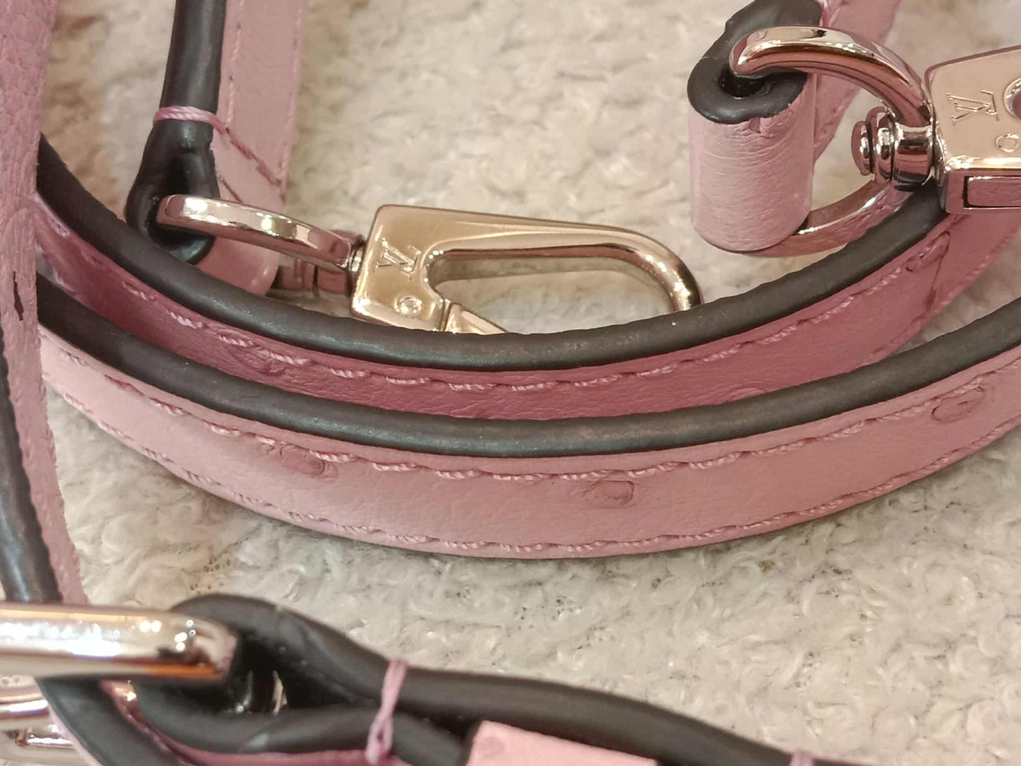 Louis Vuitton Mini Capucine Ostrich Pink