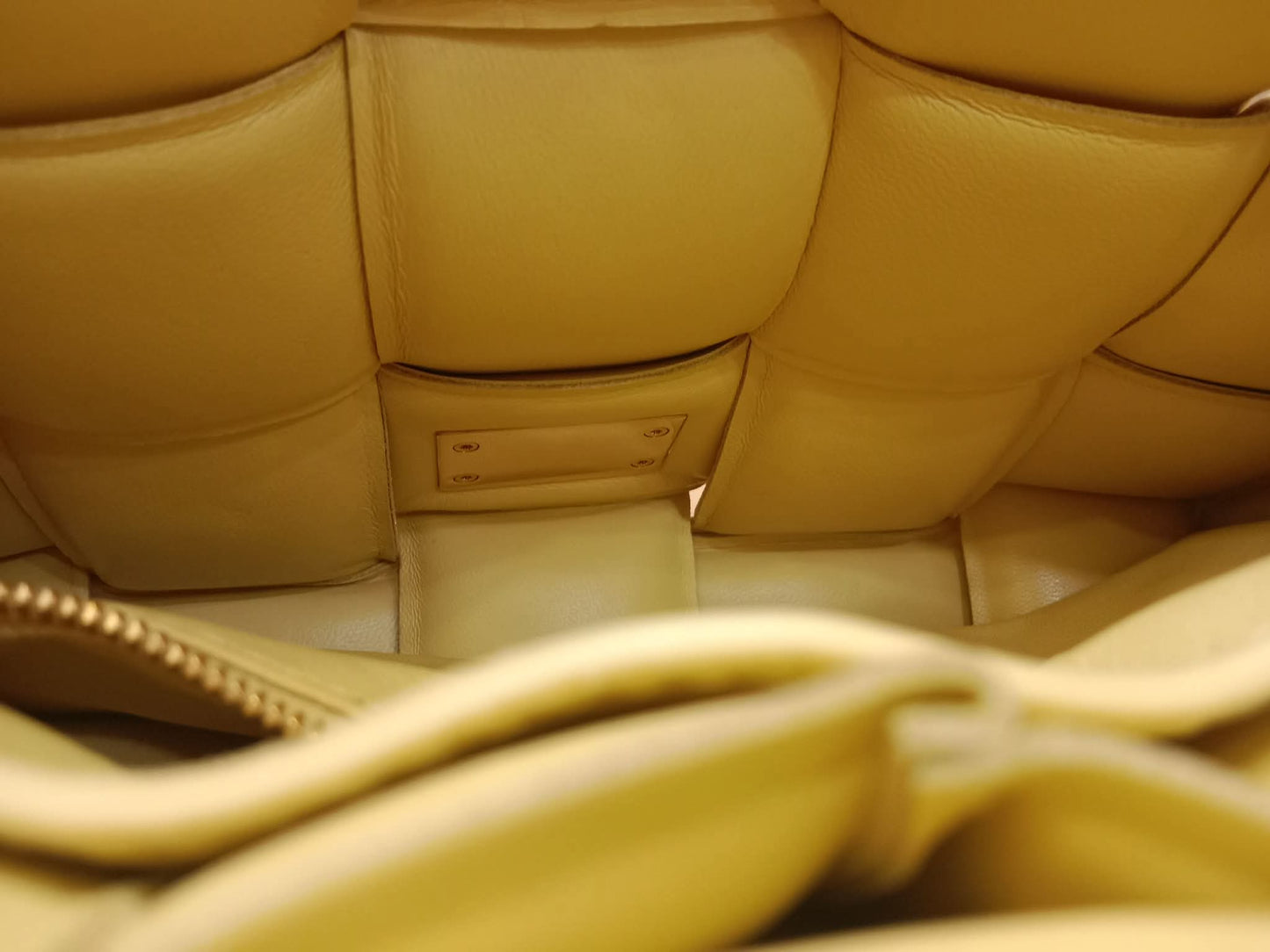 Bottega Veneta Chain Cassette Shoulder Bag Yellow