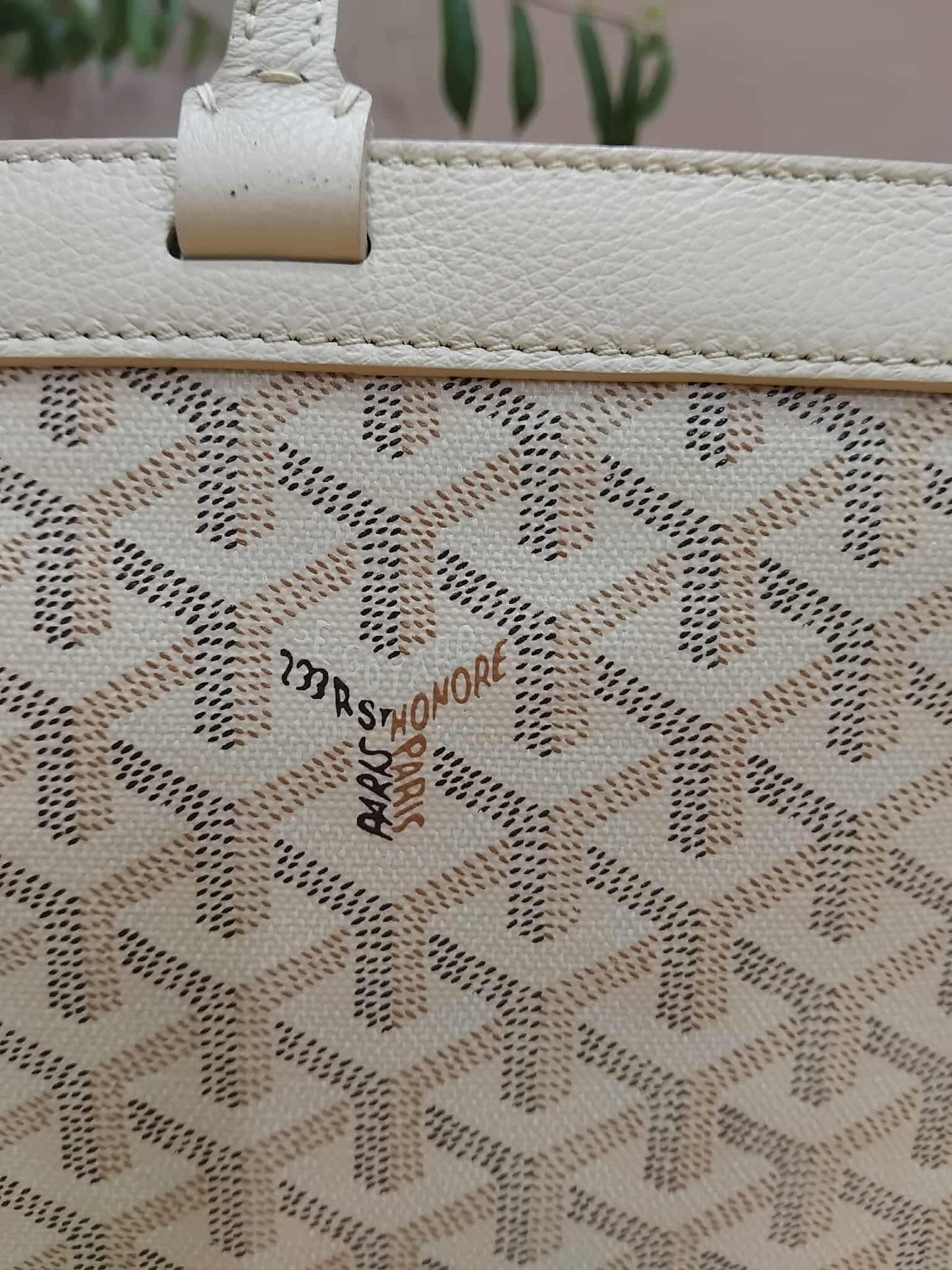 Goyard Bellechasse Biaude White PM