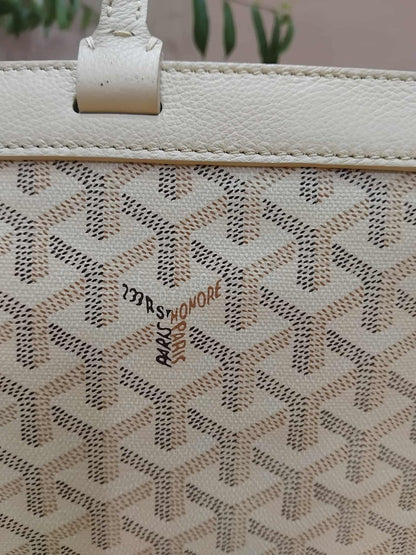 Goyard Bellechasse Biaude White PM