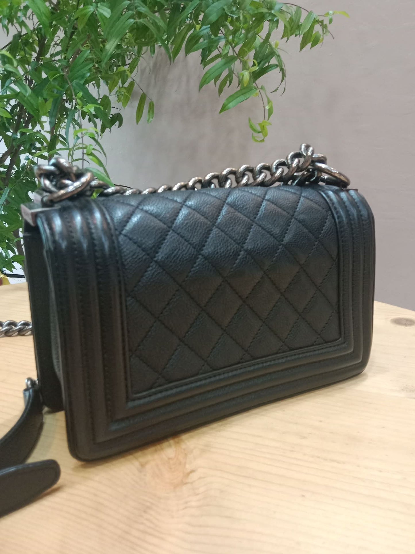 Chanel Le Boy Bag Black Caviar Small Series 23
