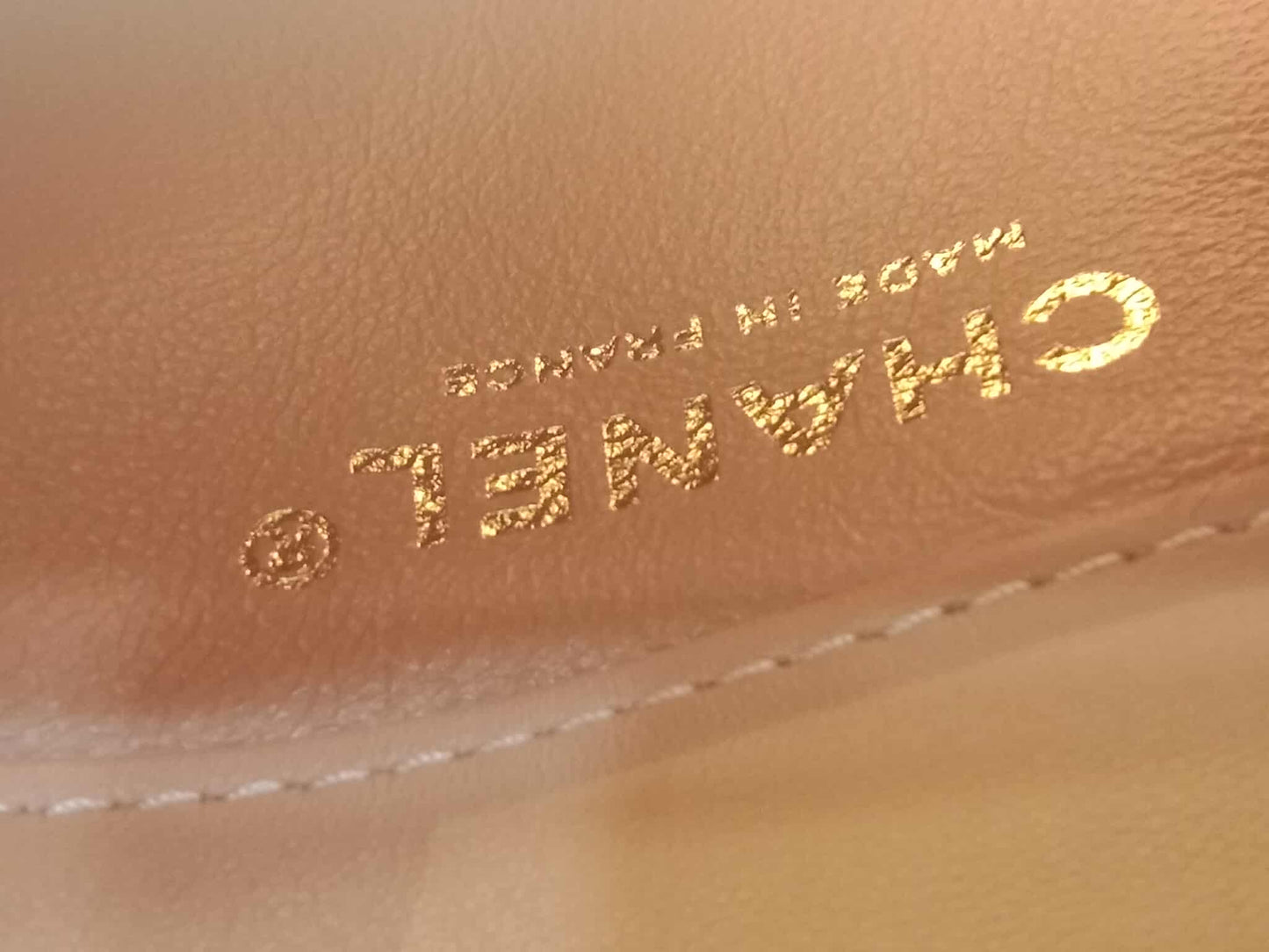 Chanel Mini Seasonal Wood Top Handle Flap Bag Peach Series 26