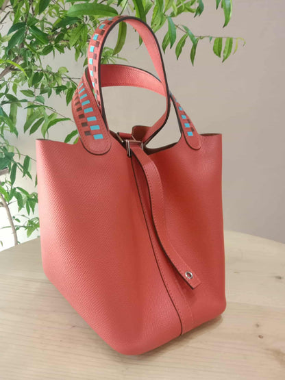 Hermes Picotin Lock 18 Epsom Capucine Stamp C 2018