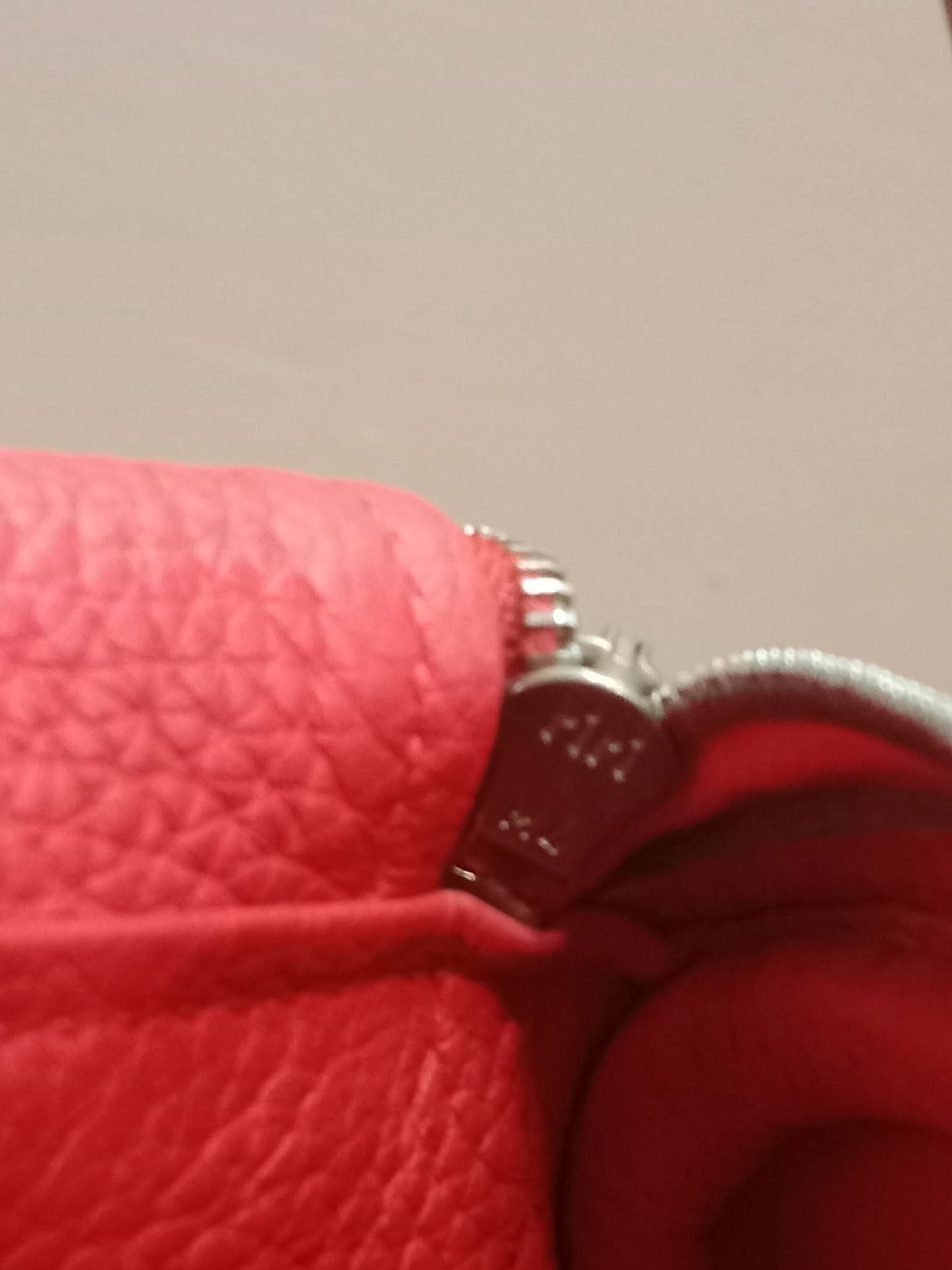 Hermes Lindy 26 Clemence Coral Red Stamp X 2016