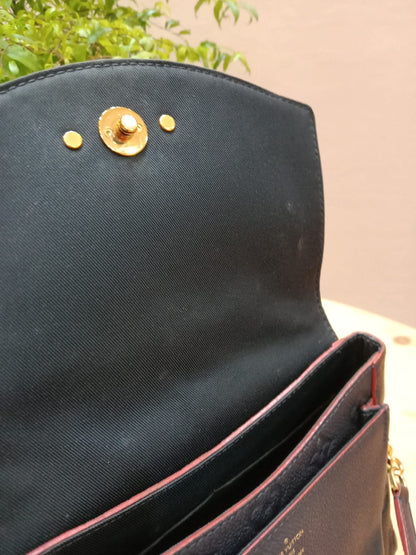 Louis Vuitton Marine/Rouge Monogram Empreinte Leather Blanche BB Bag