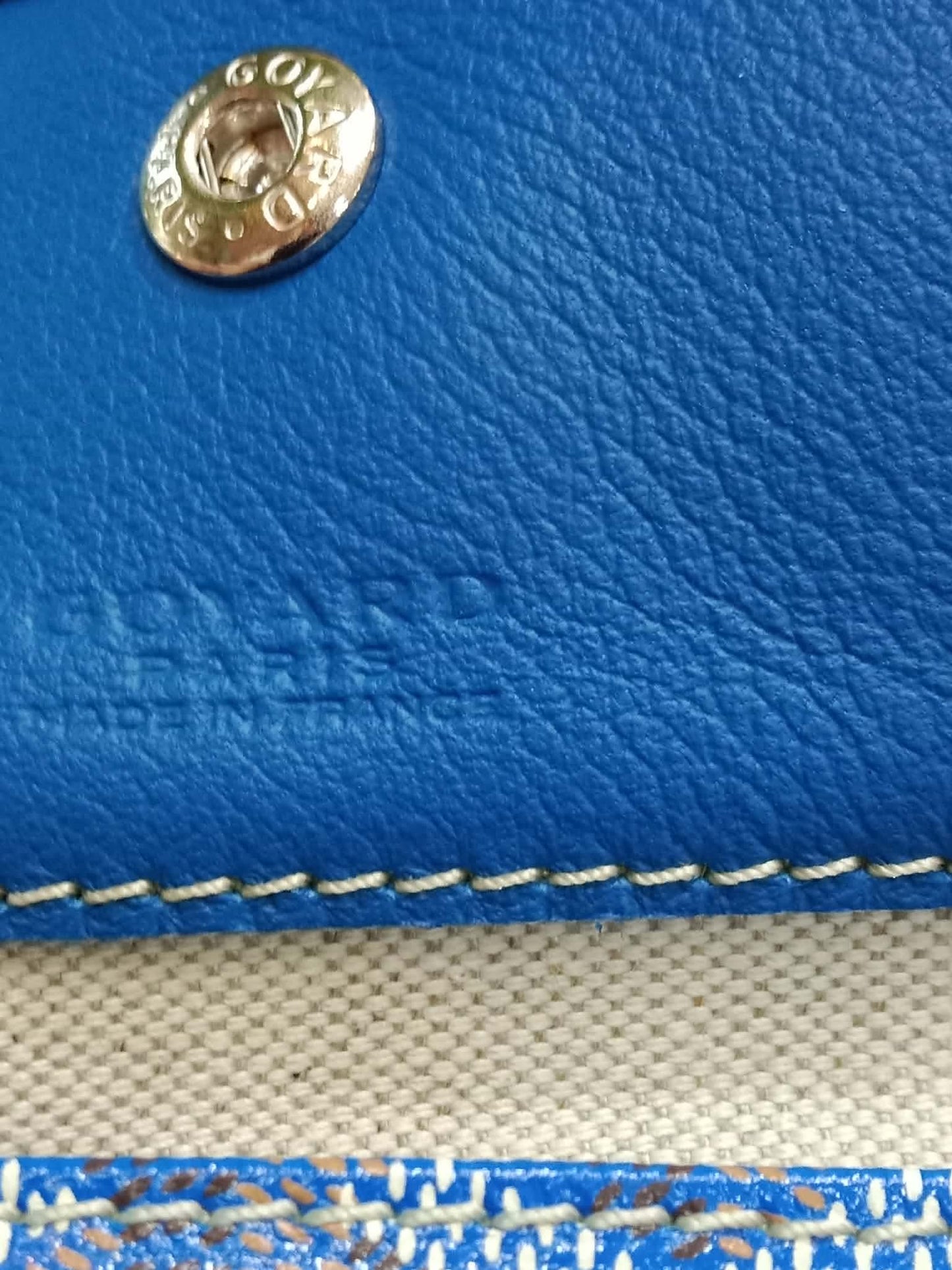 Goyard Saint Louis Tote Blue GM