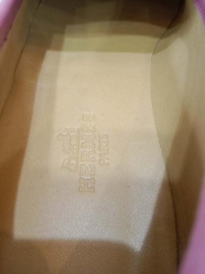 Hermes Colette Loafers Gold-Plated Roulis Size 35 Pink
