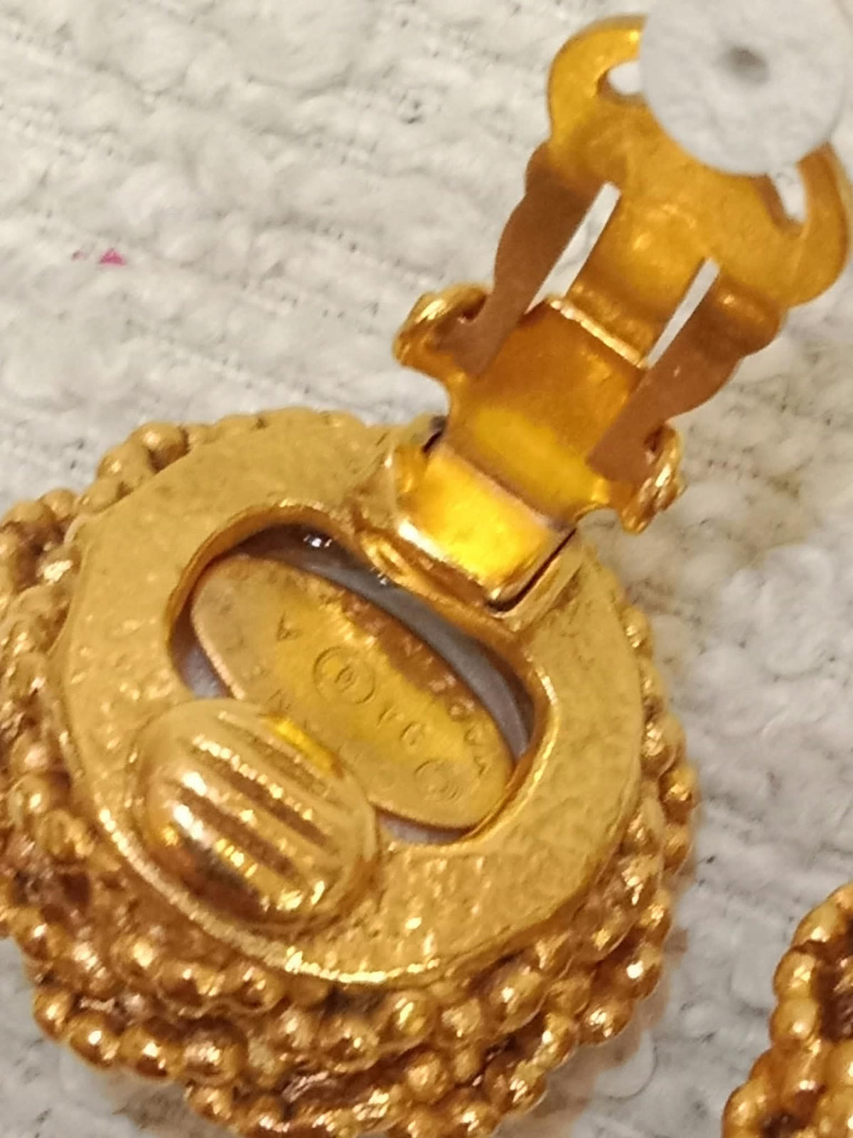 Chanel Vintage Gold-Tone Earrings 94P Collection