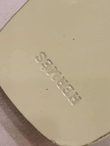Hermes Kevlar Slides Sandal Beige Size 39