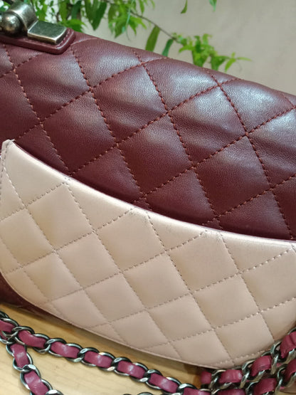 Chanel Tricolor Classic Single Flap Series 20