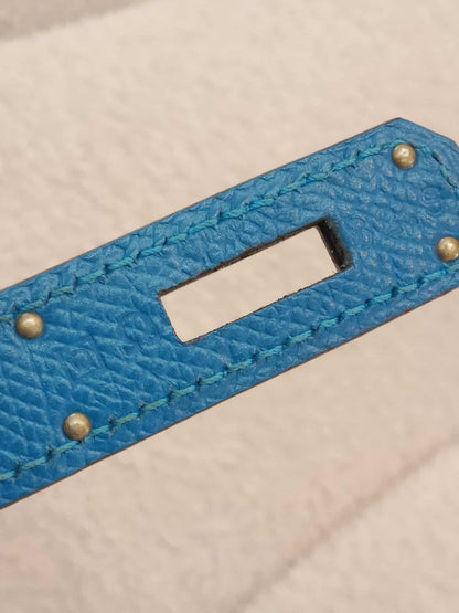 Hermes Kelly 28 Mykonos Sellier Epsom Stamp O Square 2011