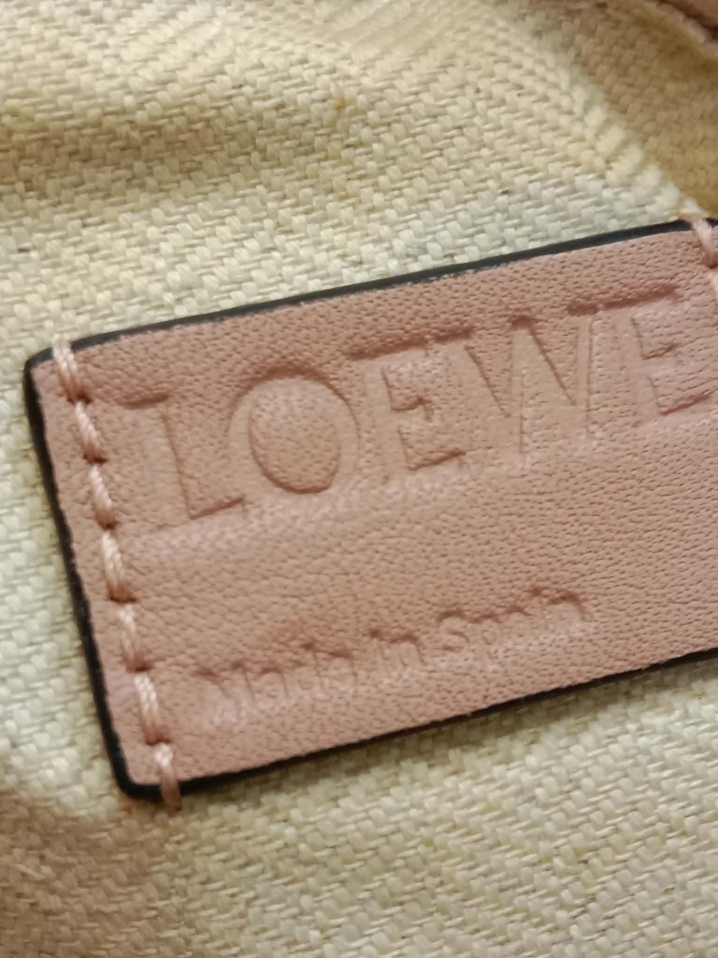 Loewe Suede Puzzle Bag Tricolor Blush Pink Medium
