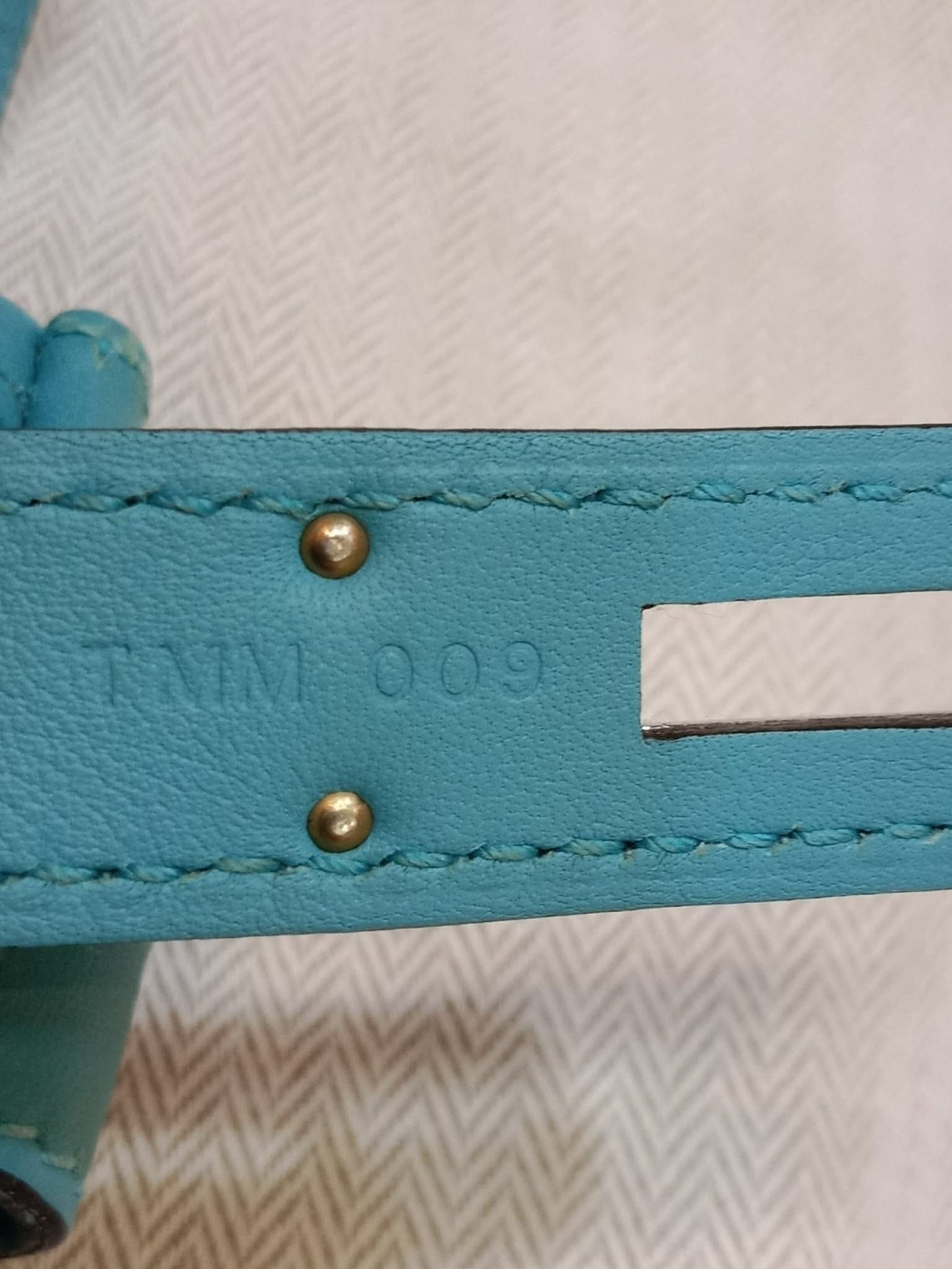 Hermes Berlin Mini Bleu Atoll Swift Stamp T 2015