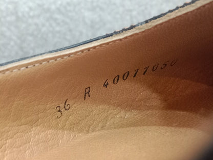 Hermes Slingback Mules Orange size 36