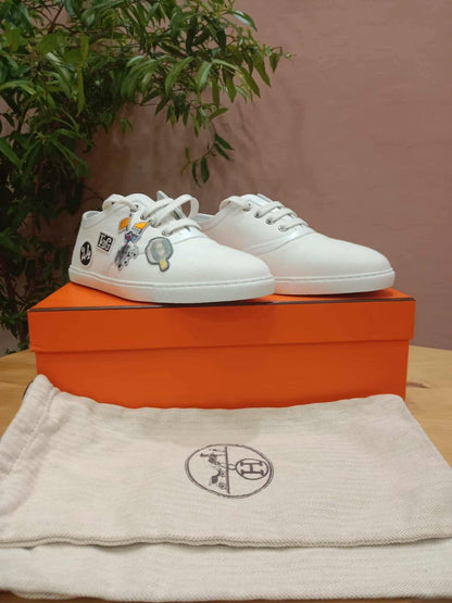 Hermes Innocent Sneakers Blanc Size 37.5