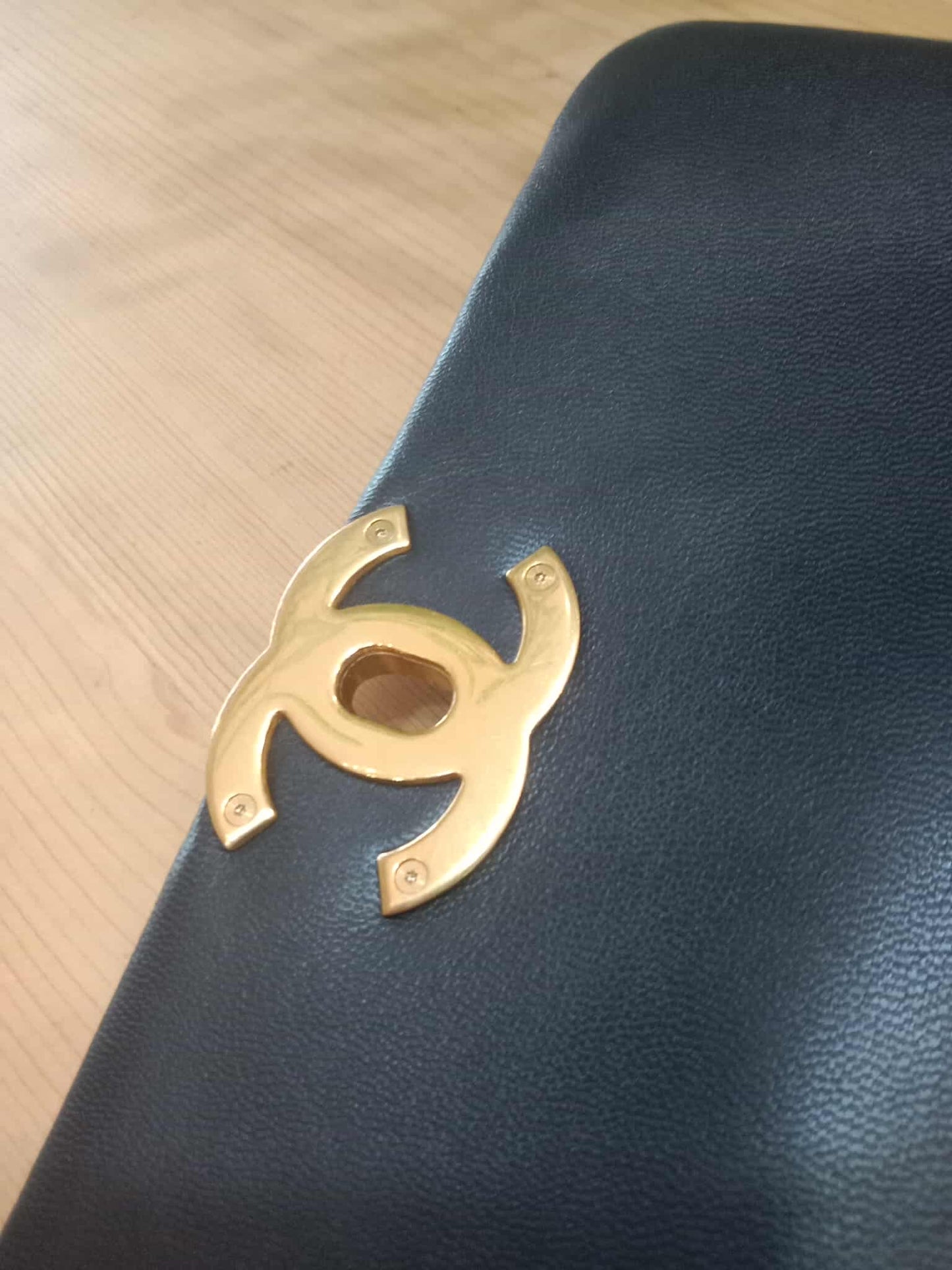 Chanel 19 Beige Midnight Blue Small Series 30