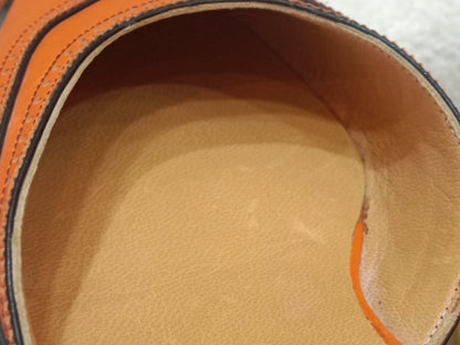 Hermes Slingback Mules Orange size 36