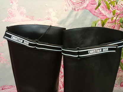 Dior Women's D-Racer Boots Black Size 37