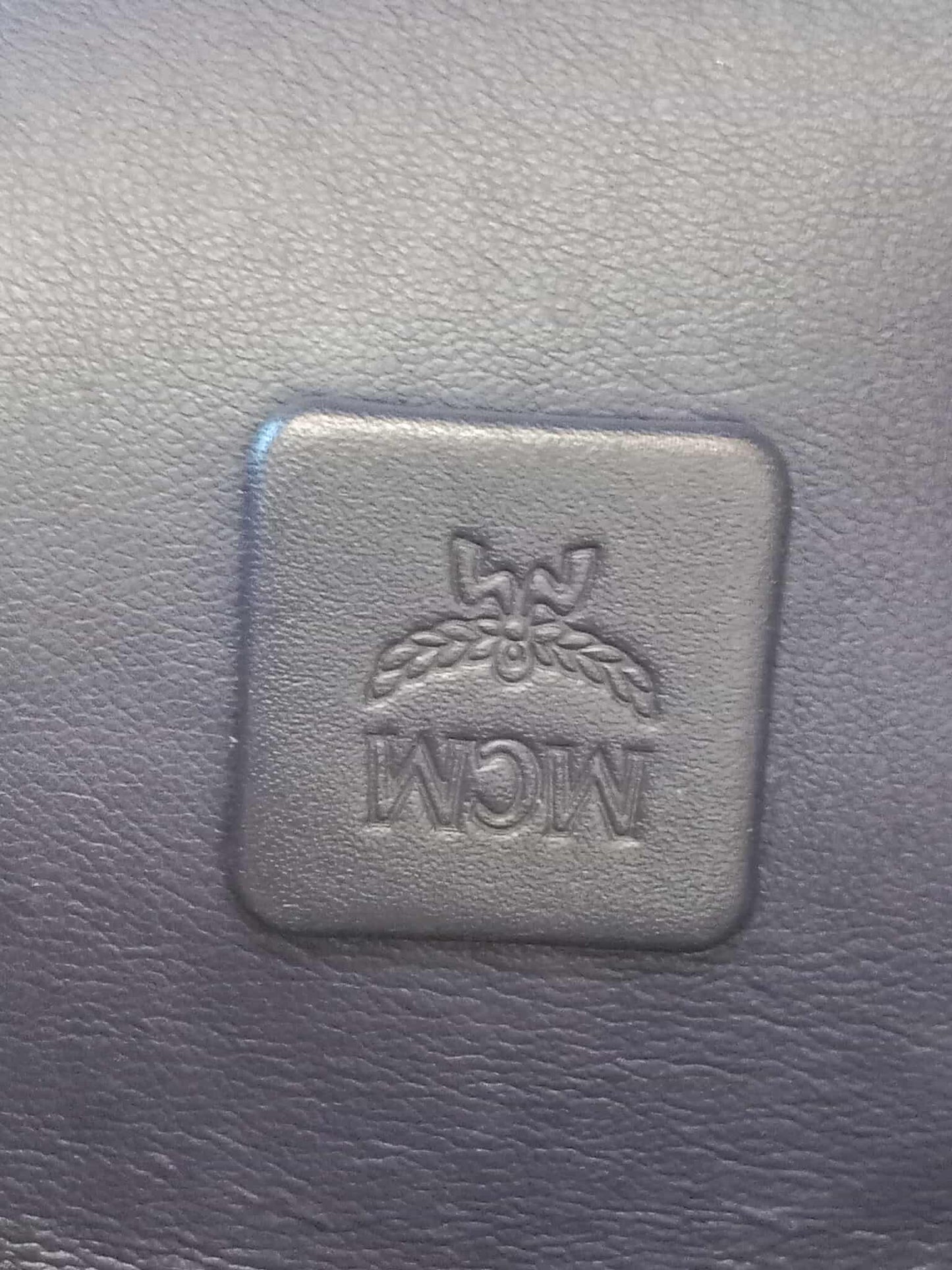 MCM Stark Side Studs Backpack Black and White