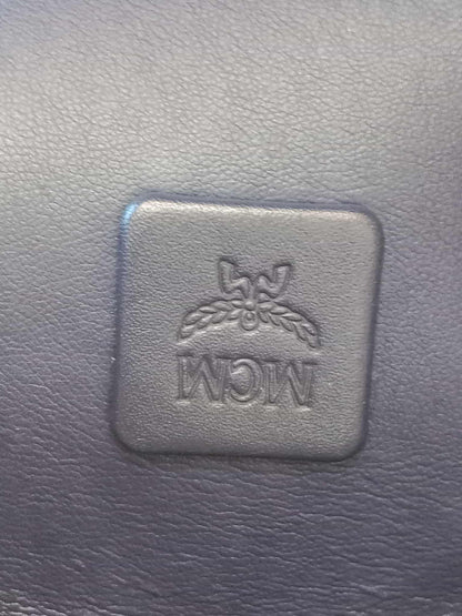 MCM Stark Side Studs Backpack Black and White