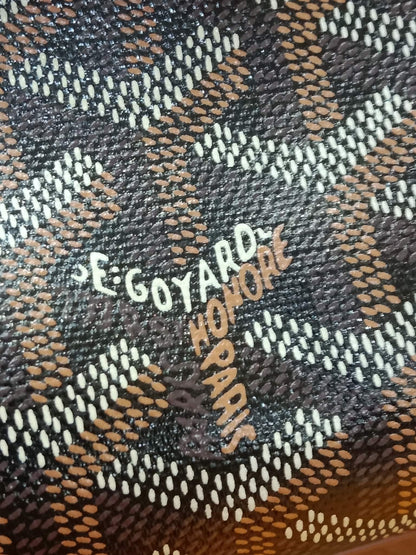 Goyard Saigon Souple Mini Tophandle Bag Bag Black/Tan