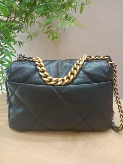 Chanel 19 Beige Midnight Blue Small Series 30