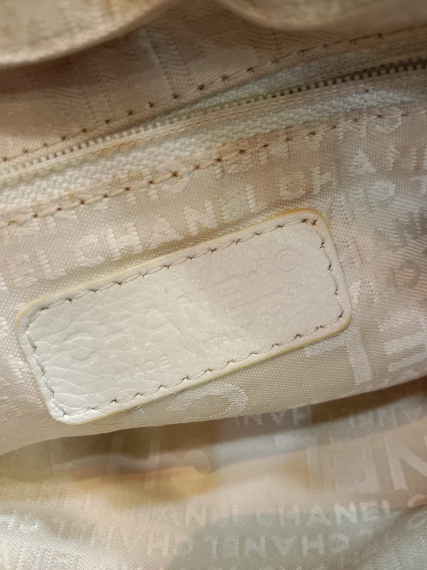 Chanel LAX Accordion Beige Lambskin Series 8