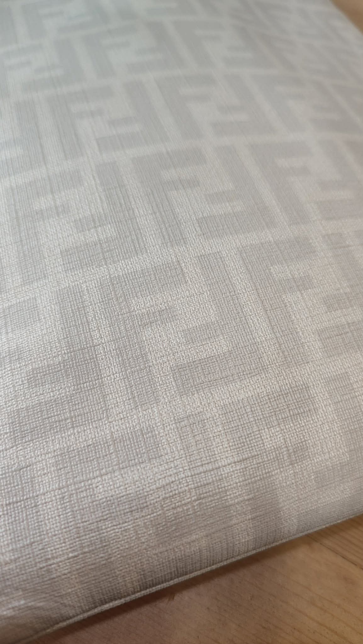 Fendi Zucca White Coated Canvas Bag