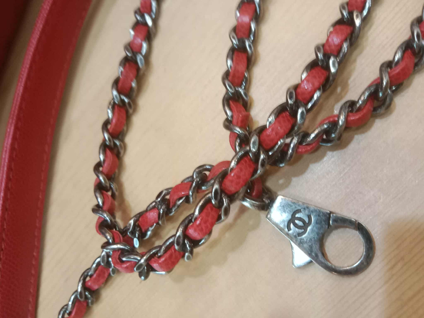 Chanel Cocohandle Caviar Red Small Series 23