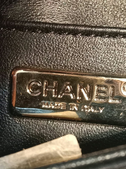 Chanel Mini Rectangular Gold/Black Sequin Limited Edition Microchipped