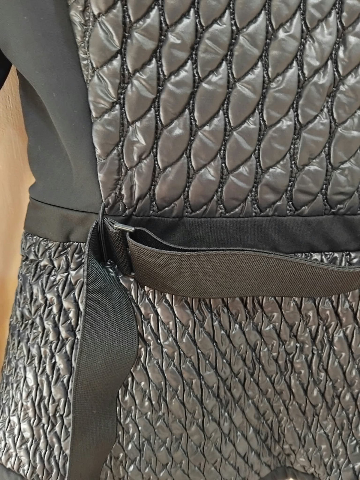 Moncler Grenoble "Cailly" Quilted Hooded Jacket in Black