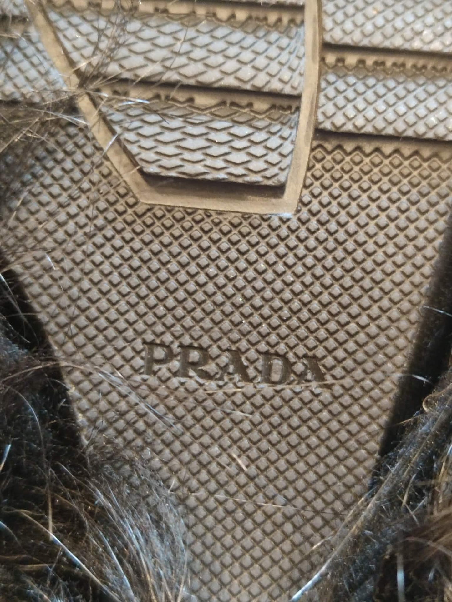 Prada Rossa Fur Black Boots Size 35