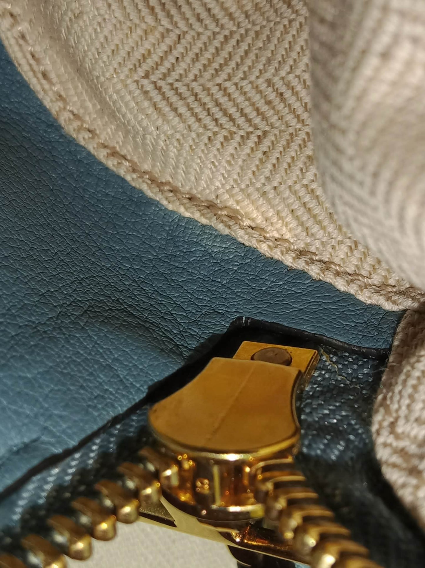 Loewe Puzzle Bag Tricolor Blue Medium