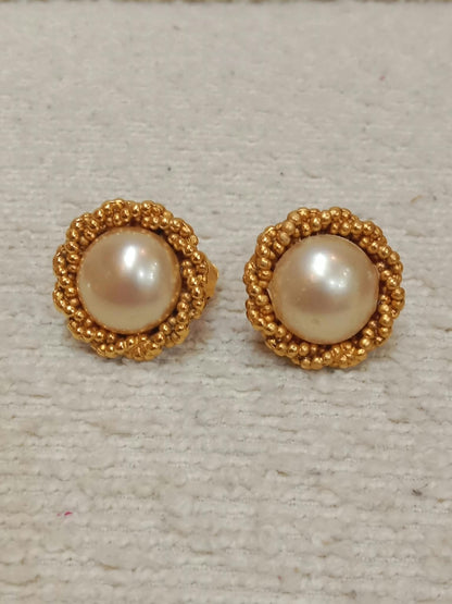 Chanel Vintage Gold-Tone Earrings 94P Collection