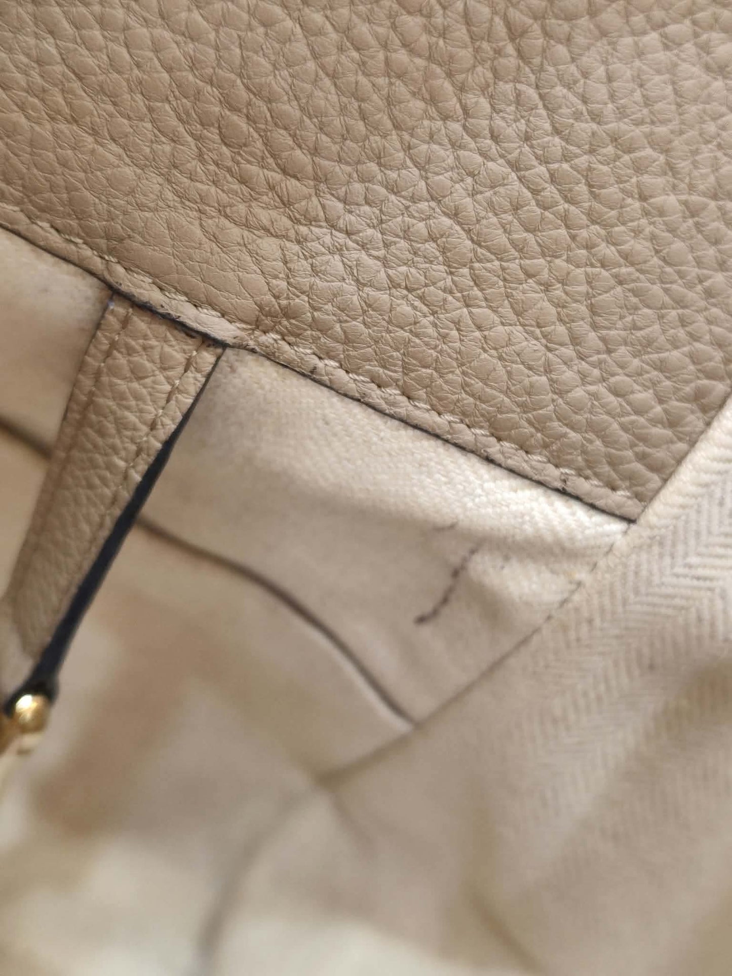 Loewe Hammock Bicolor Taupe/Brown Small Bag