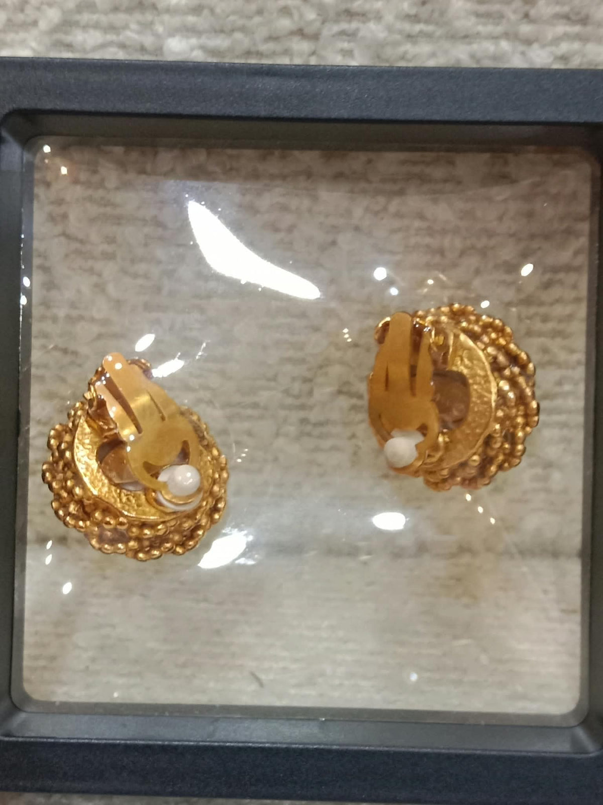 Chanel Vintage Gold-Tone Earrings 94P Collection