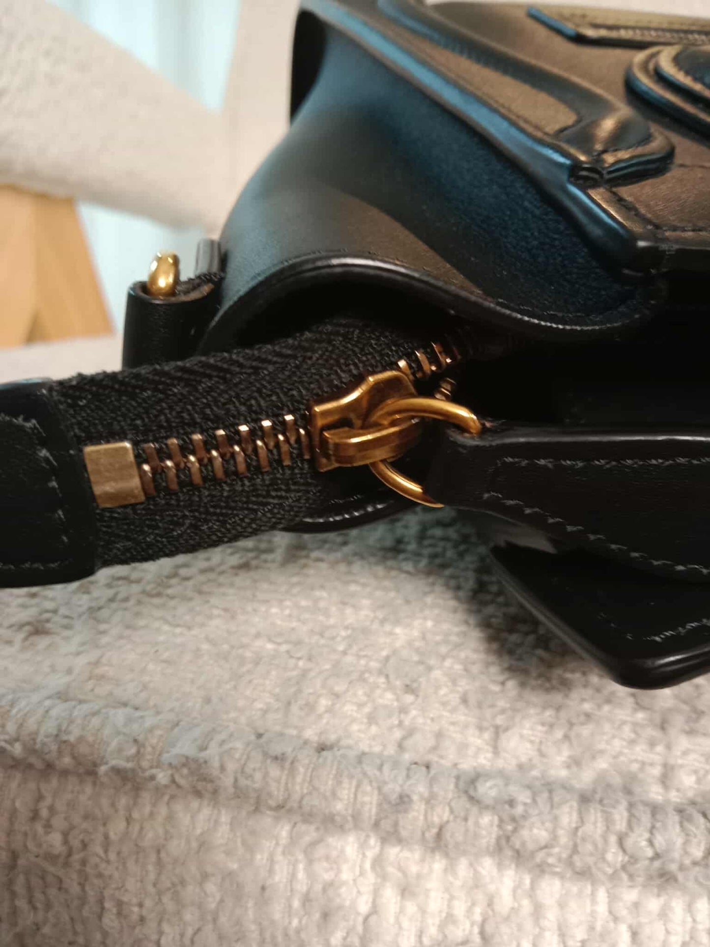 Celine Nano Luggage Bag Black