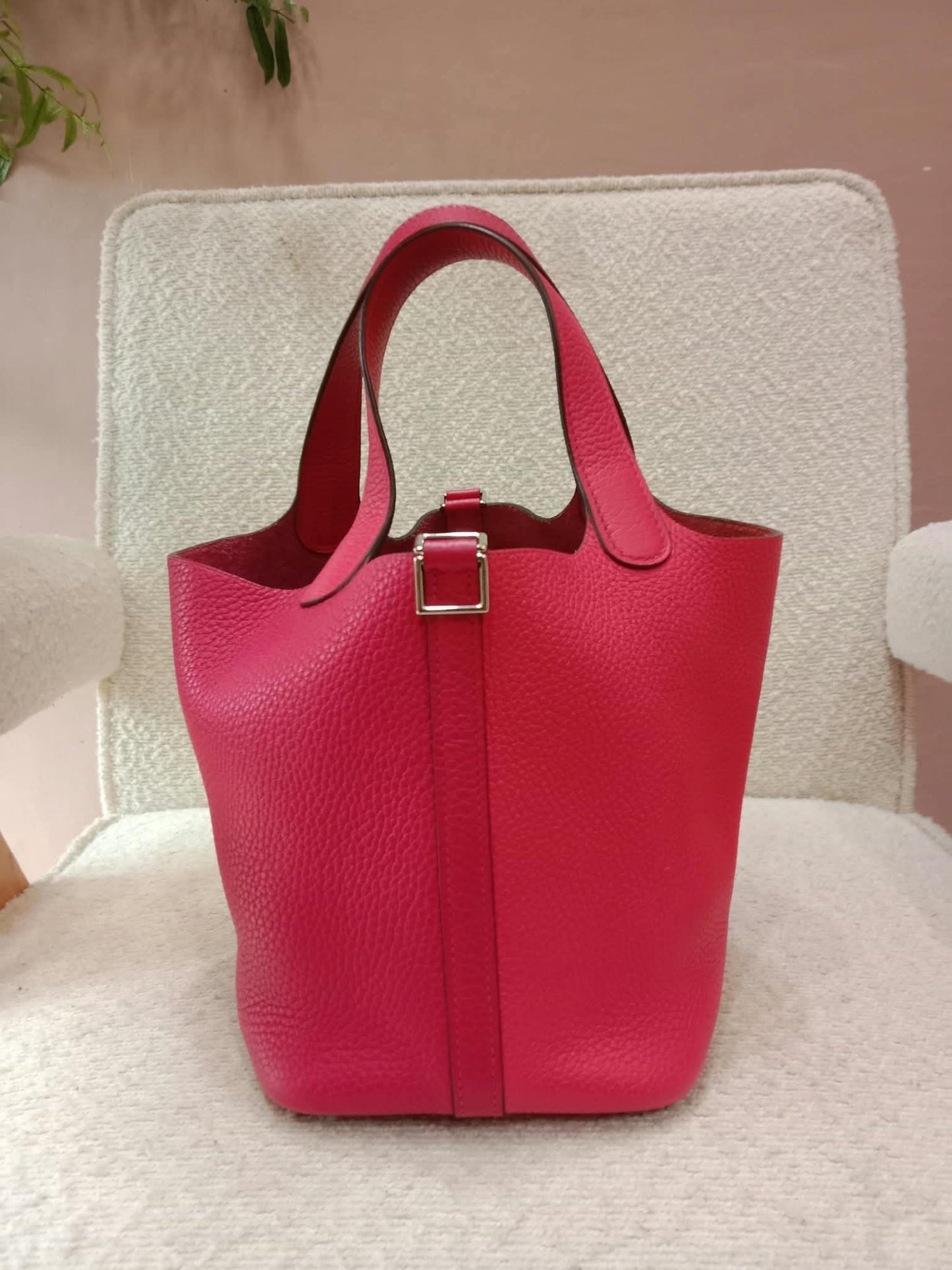 Hermes Picotin 18 Clemencec Rose Extreme Stamp Y 2020