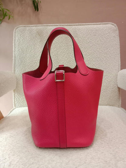 Hermes Picotin 18 Clemencec Rose Extreme Stamp Y 2020