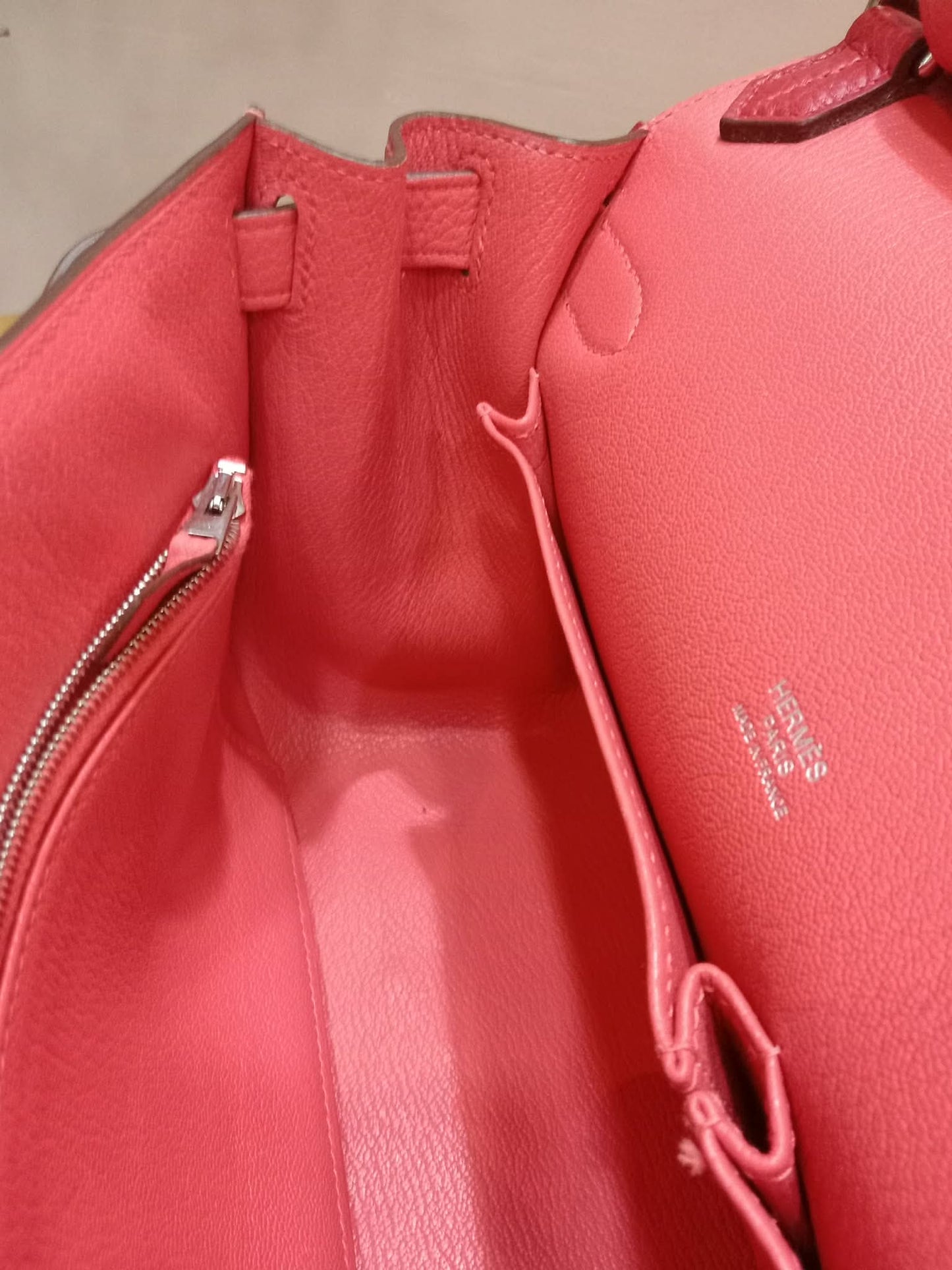 Hermes Jypserie 28 Rouge Casaque Clemence Stamp B 2023
