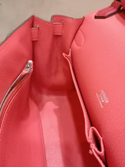 Hermes Jypserie 28 Rouge Casaque Clemence Stamp B 2023