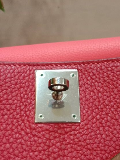 Hermes Jypserie 28 Rouge Casaque Clemence Stamp B 2023