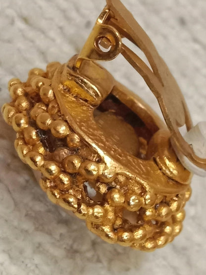 Chanel Vintage Gold-Tone Earrings 94P Collection