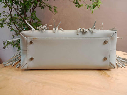 Roger Vivier Gray Frill Bag
