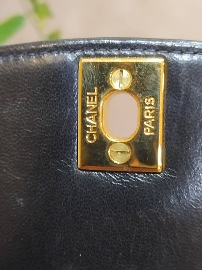 Chanel Diana Flap Bag Lambskin Black Series 3