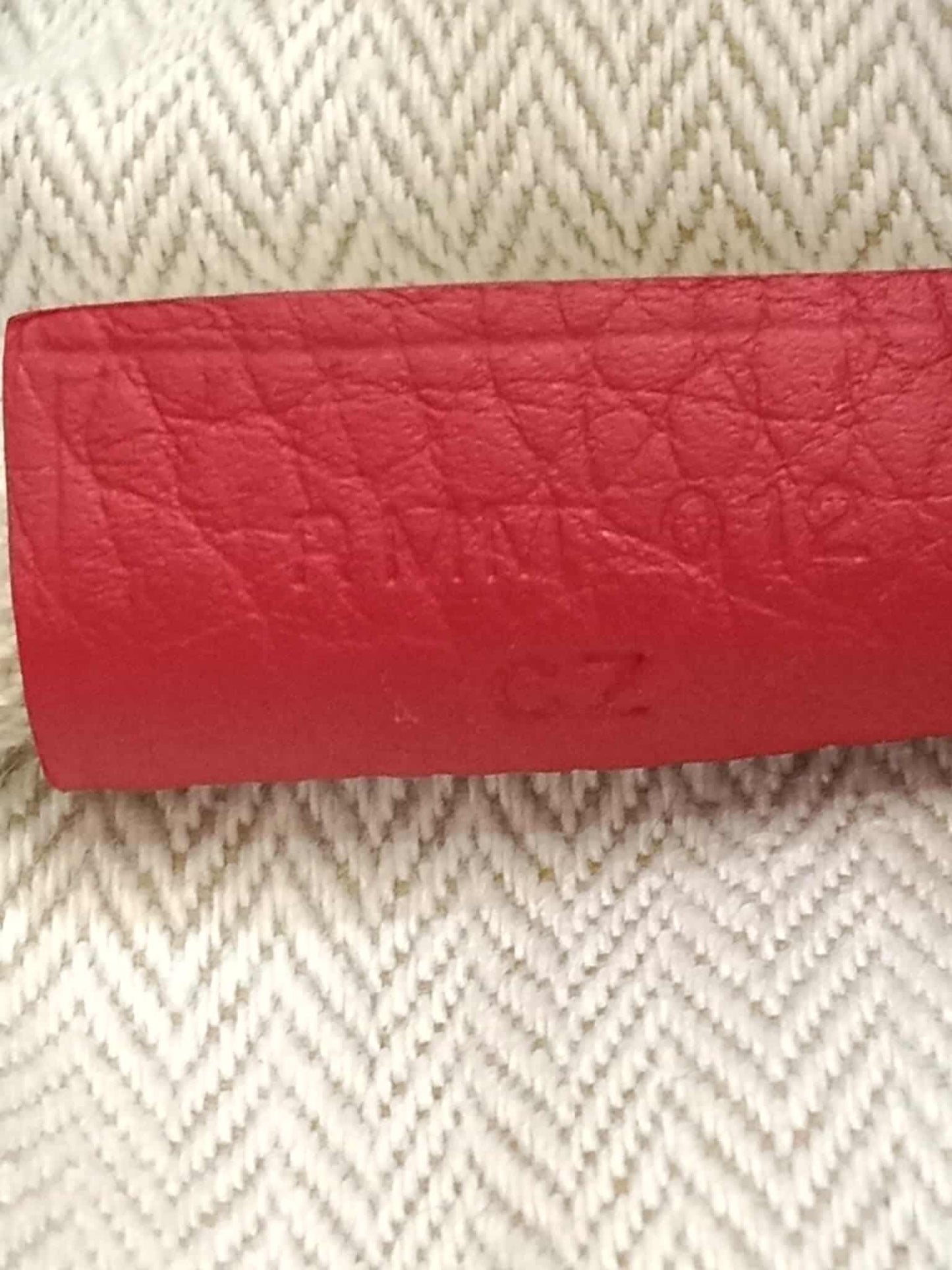 Hermes Victoria 43 Clemence Red Stamp R 2014