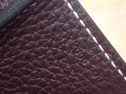 Hermes Halzan 31 Clemence Bicolor Rouge/Pink Stamp B 2023